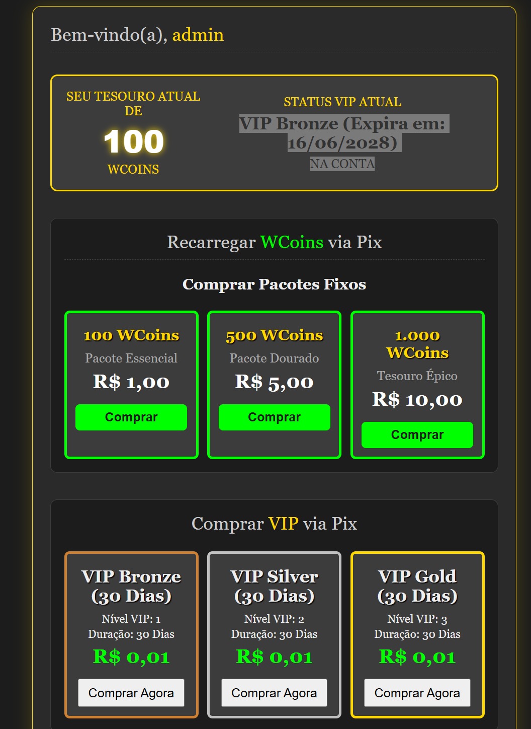 Plugin Pix Automatico